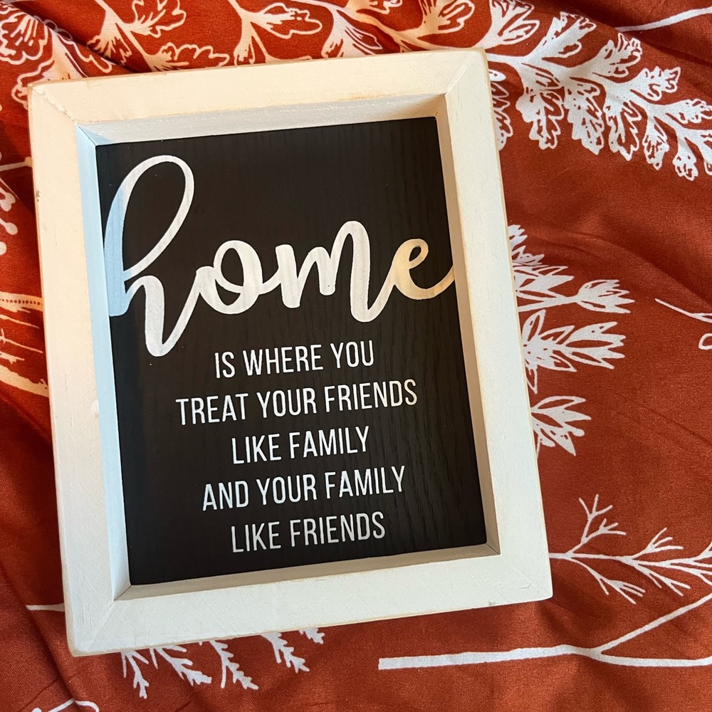 Home Quote Framed Wall Art